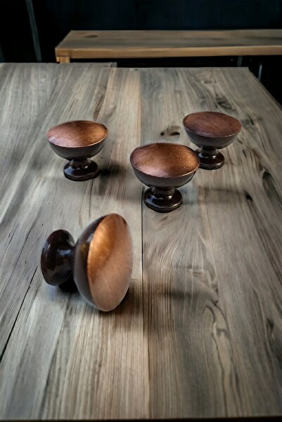 Dizaynhouse تصميم كأس نحاسي اللون بقطر 25 مم، درج نحاسي عتيق ومقبض خزانة