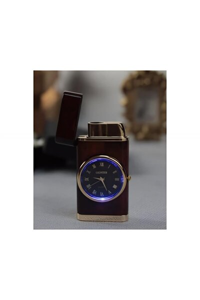 Genel Markalar Kişiye Özel ERKEK SAATLİ TURBO ÇAKMAK AHŞAP