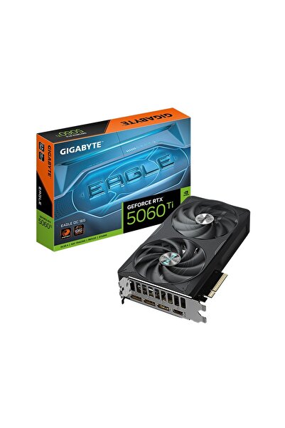 Gigabyte GeForce RTX 5060 Ti EAGLE OC 16G GDDR7 16GB 128Bit DLSS 4 GV-N506TEAGLE OC-16GD NVIDIA Ekra