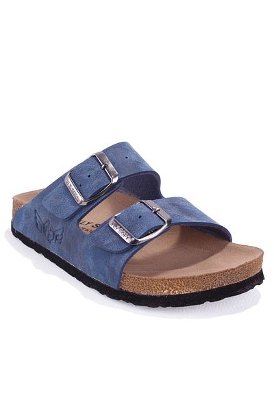 FLY SOFT S901002 Papuci sport ortopedici pentru băiat, albastru bleumarin