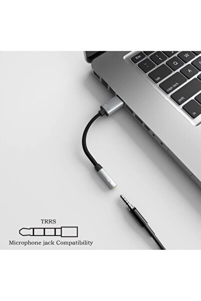 m.tk moveteck USB To 3.5mm Jack Çevirici Dönüştürücü Kulaklık ve Mikrofon Destekli USB To Aux Dönüştürücü Adaptör