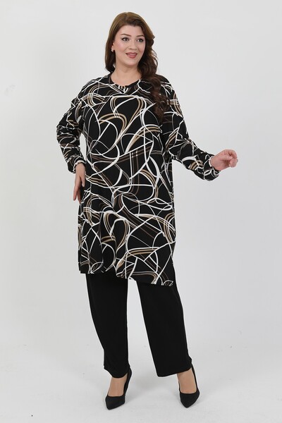 By Alba Collection Women's Turula Lycra Large Size Double Set