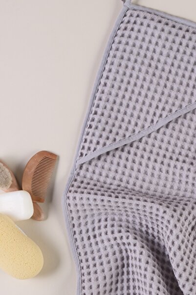 Bondberro منشفة رداء حمام للأطفال والرضع مصنوعة من قماش الوافل بنسبة 100% من القطن