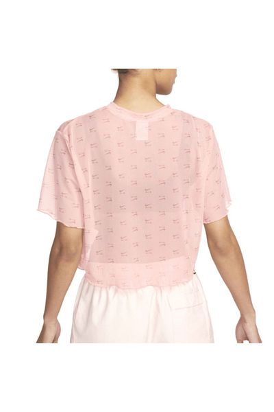 Nike W NSW AIR AOP MESH SS CROP TOP