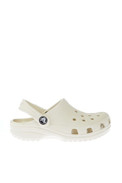 Crocs Παιδικές λευκές παντόφλες Classic Clog K Unisex - 206991