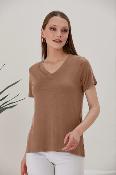 HOFY 1335 Large Size Combed Cotton Blouse