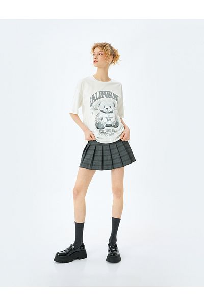 Koton Beige Printed T-Shirt