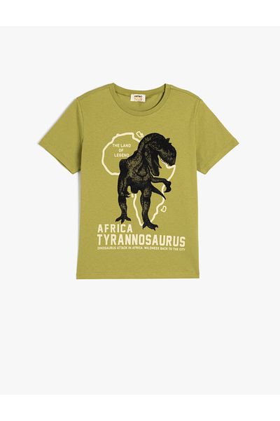 Koton Green Short Sleeve T-Shirt