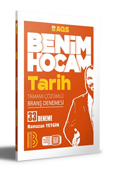 Benim Hocam Yayınları 2025 AGS Tarih Tamamı Çözümlü 33 Branş Deneme