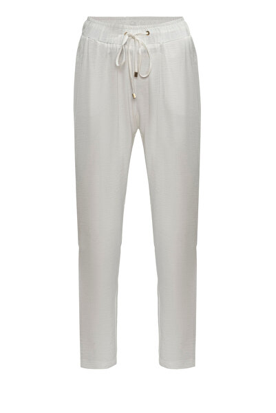 TEREZIE Comfortable Cut Pants with Elastic Waist