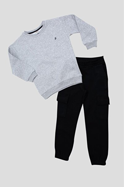 HAVUÇ BEBEK Hvc Tracksuit Set Cargo Black - Gray