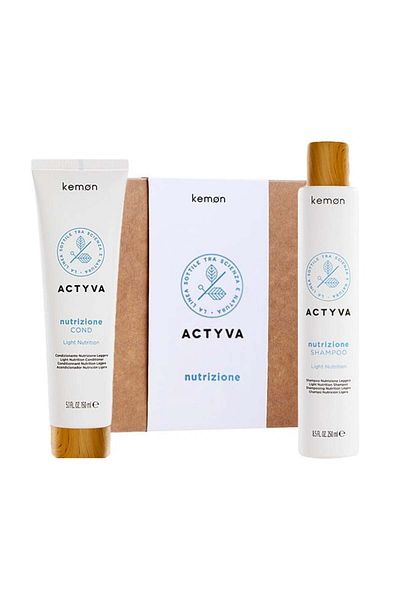 Kemon Set hidratare Actyva Nutrizione, șampon 250 ml balsam 150 ml