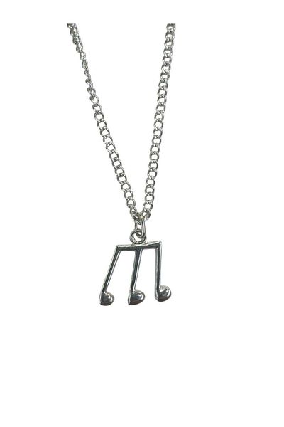 Herşey Nota In the Footsteps of Melody |   Musical Note Themed Unisex Necklace – Z60 cm Chain