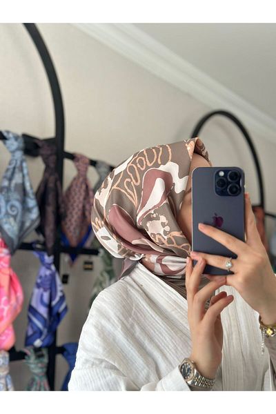 MONOOR Lavinya Pattern Cotton Soft Scarf