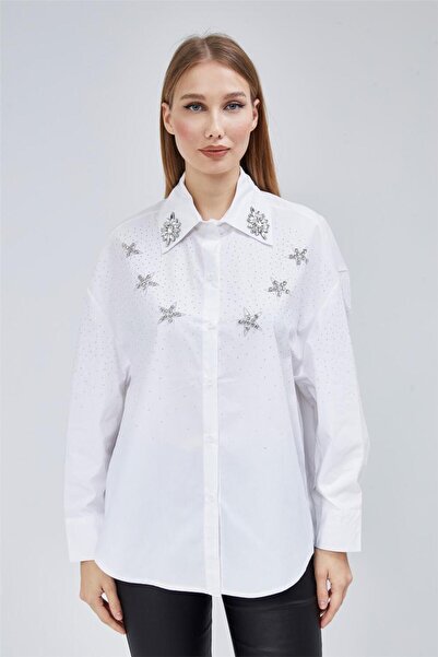 HomeStore Yıldız Motifli Gömlek