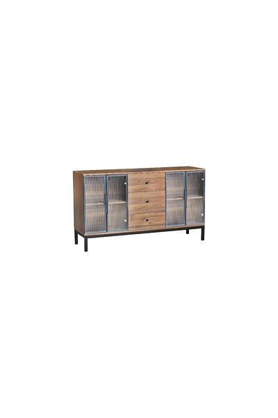 DECORA Buffet cabinet with an elegant design and distinctive aesthetic touches, 140 cm