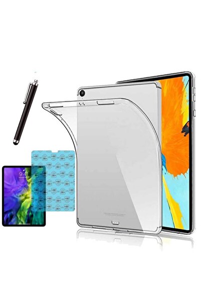 Smart Tech Apple iPad Air M2 / iPad Air M3 Uyumlu Şeffaf Kılıf Cam Kalem Set