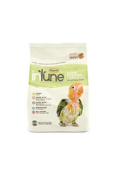 Higgins InTune Natural Hand Feeding Formula for all Birds