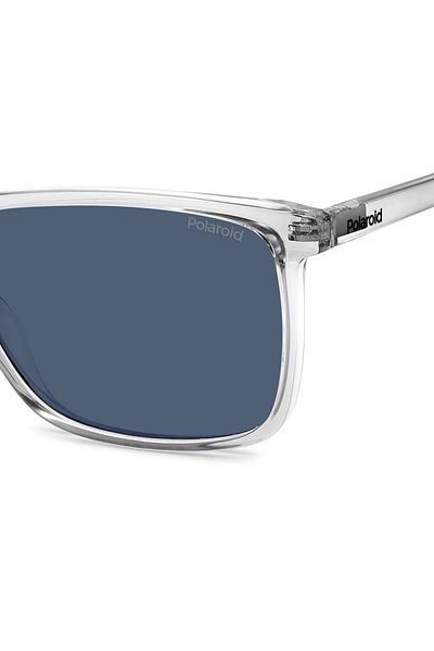 Polaroid Ochelari de soare Polaroid pentru bărbați PLD 4137/S KB7/C3, Gri, Dreptunghiulari, 58 mm