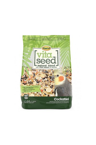 Higgins Vita Seed Cockatiel Food - 2.5 lbs