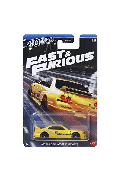 HOT WHEELS Fast & Furious Nissan Skyline GT-R [BCNR33] Metal Diecast Araba