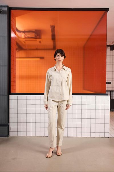 GMG FIRENZE Women's Outer Shirt with Snap Closure