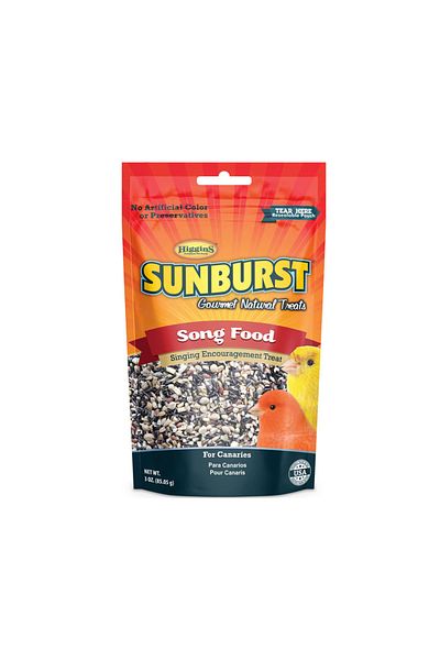 Higgins Sunburst Song Food Gourmet Natural Treats - 3 Oz