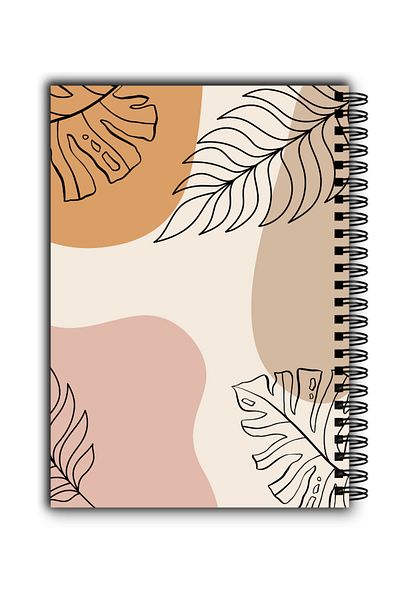 MG Office A5 Seychelles Notebook - Dictando - Metallic spiral, 80 sheets, thick paper, soft cover