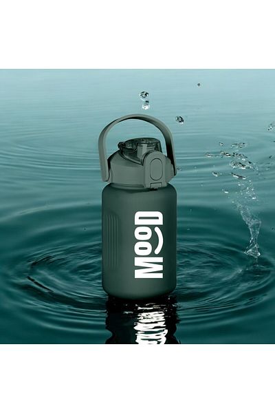 Espas Home Mood Sports Bottle - 1000 ml Healthy Material, Locking Cover, Water Leakproof Design - Green