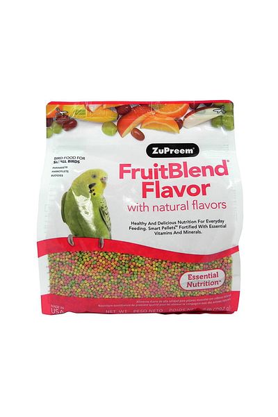 Zupreem FruitBlend Flavour with Natural Flavours Small Birds Food - 2 lbs