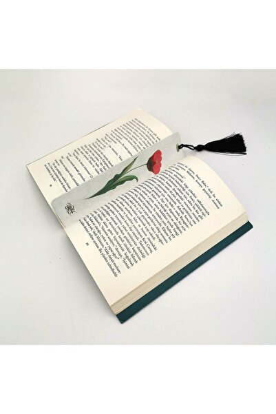Souvenest علامة مرجعية مطبوعة بشرابة من إبرو (علامة مرجعية هدية، ayra094)