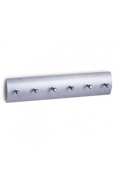 zeller Stainless steel/aluminum key holder, 34 x 7 x 3.8 cm