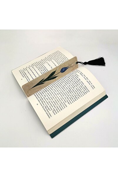 Souvenest Ebru Printed, Tasseled Bookmark (gift Bookmark, bookmark-095)