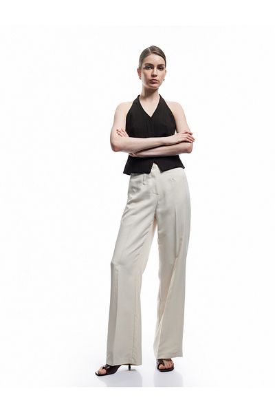 Koton Modal Fabric Blend Wide Leg Palazzo Pants