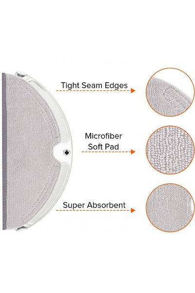 Calivita Set of 2 cloths for LIVIT Roborock S5/S5 Max, S6 vacuum cleaner