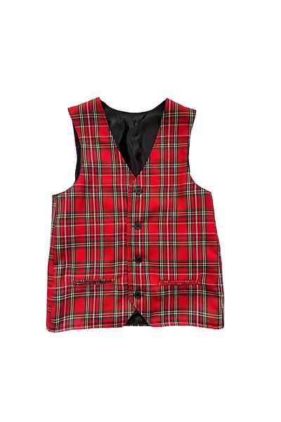 OEM School Vest, Checkered Red, 9 Years