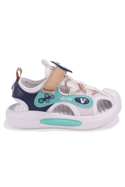 Vicco 332P25Y221 Rocket Beige Orthopedic Daily Lighted Boys Sports Sandals