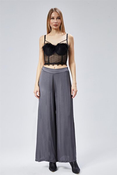 HomeStore Παντελόνι με φαρδύ πόδι