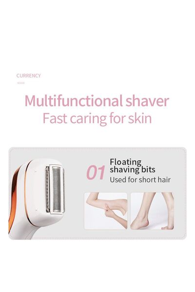 ENZO Σετ αποτριχωτικής μηχανής Enzo Beauty 3 σε 1 HM-205, ισχύς 5w, αυτονομία 90 λεπτά, 3 κεφαλές, αποτριχωτική μηχανή, ξυράφι, πεντικιούρ