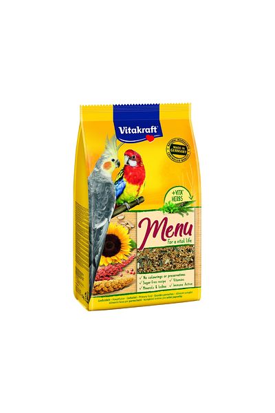 Vitakraft Menu Cockatiel Food with Honey - 1 Kg