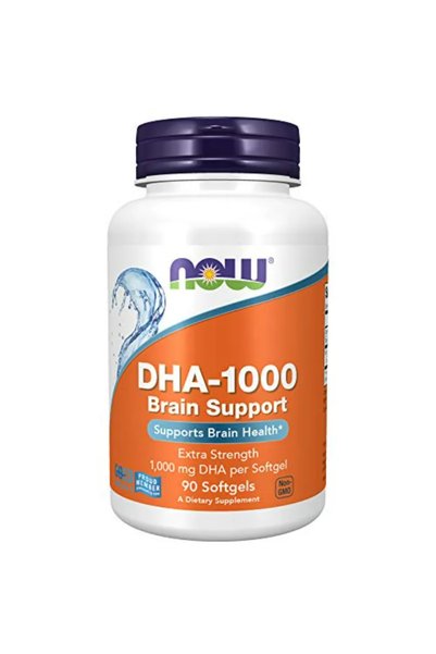 Now Dha 1000Mg Brain Support Softgels 90S