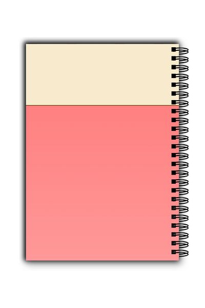 MG Office A5 Take It Easy Notebook - Vellum - Metallic spiral, 80 sheets, thick paper, soft cover