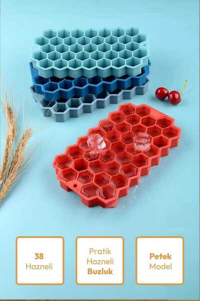 ermaslicon petek şeklinde silikon buz kalıbı pratik silikon yapışmaz buzluk b...