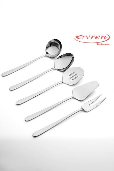 Evren SILVER serving set – Refinement and elegance for your tables