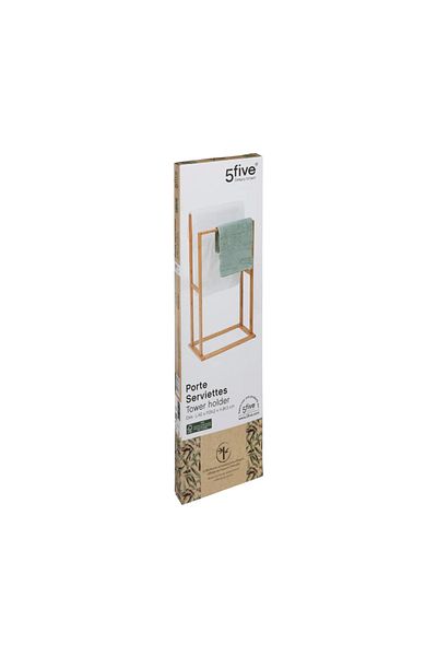 5five Simple Smart Θήκη για πετσέτες Alya από μπαμπού, 42 x 24 x Υ. 81,5 εκ.