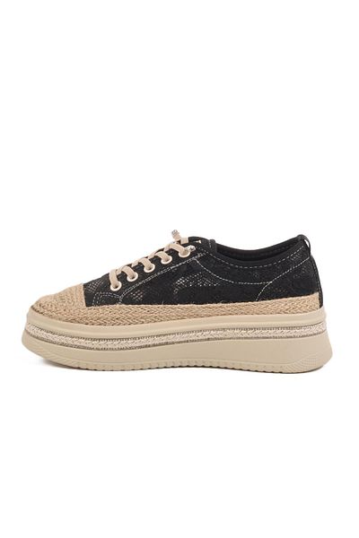 AYAKMOD Black Knitwear Women's Casual Shoes Voyager B237 Z