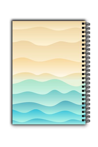 MG Office A5 Thassos Velin Notebook – MG Office – Metal spiral, 80 sheets, thick paper, soft cover