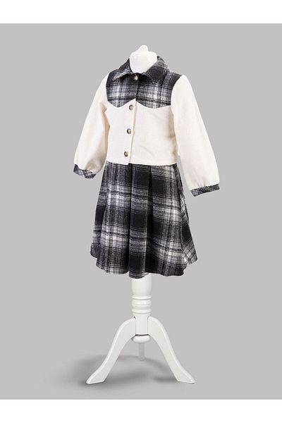 Cherrys Bebek Plaid Nina Jacket Plaid Dress
