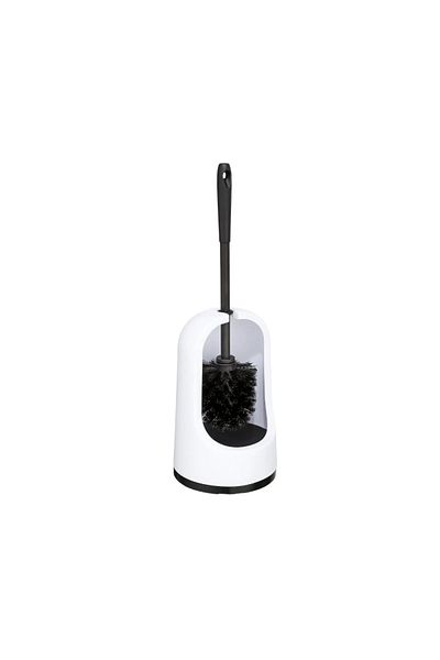 5 five simply smart Toilet brush Brosse, white, plastic, 13.5x41cm