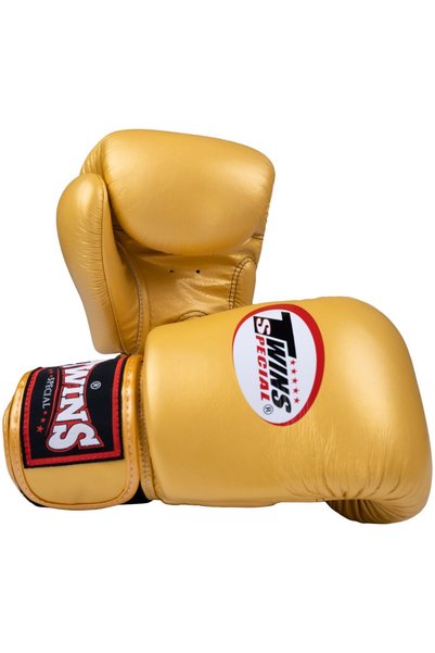 TWINS Bgvl3-Gd Boxing Gloves Gold Leather Muay Thai Gloves